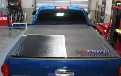 How do I use Tire Shine on my tonneau cover