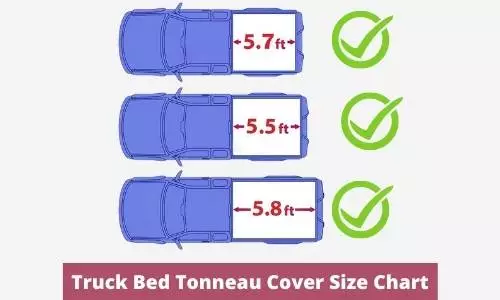 Truck Bed Tonneau Cover Size Chart