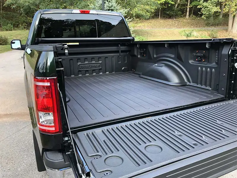 installing tonneau cover with drop in bed liner